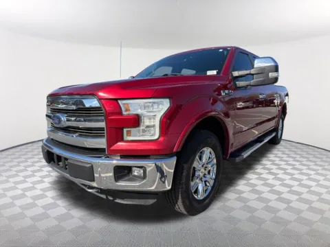 Red 2016 Ford F-150 Lariat for sale in Newnan, GA