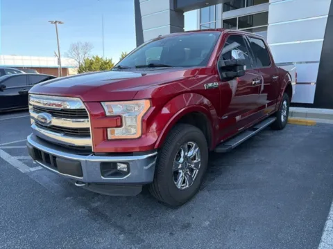 Red 2016 Ford F-150 Lariat for sale in Newnan, GA
