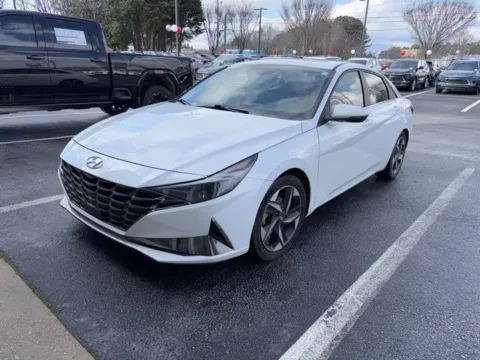White 2021 Hyundai Elantra Limited for sale in Newnan, GA
