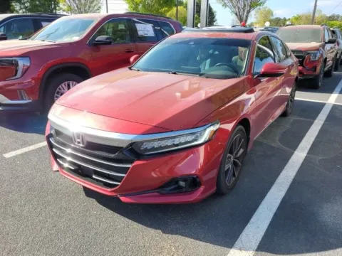 Red 2021 Honda Accord EX-L for sale in Newnan, GA