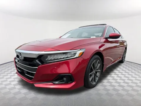 Red 2021 Honda Accord EX-L for sale in Newnan, GA
