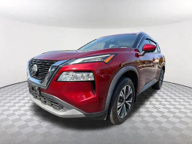 Red 2021 Nissan Rogue SV for sale in Newnan, GA