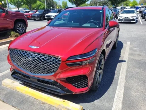 Red 2022 Genesis GV70 3.5T Sport for sale in Newnan, GA