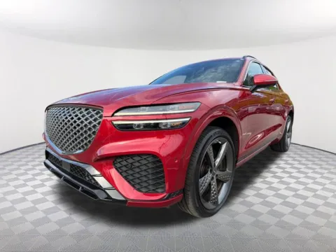 Red 2022 Genesis GV70 3.5T Sport for sale in Newnan, GA