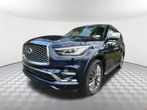 Blue 2019 INFINITI QX80 LUXE for sale in Newnan, GA