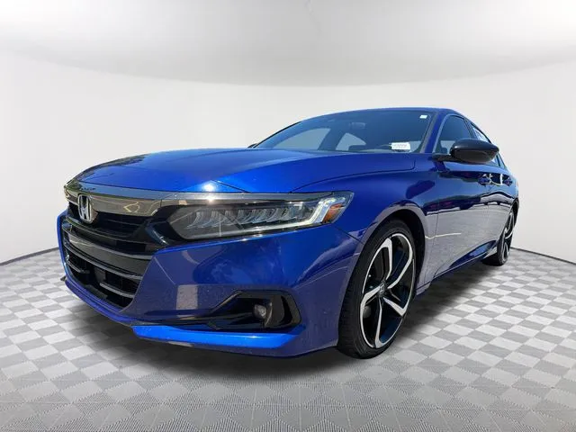 Blue 2021 Honda Accord Sport for sale in Newnan, GA