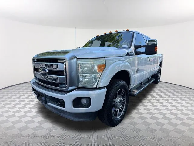 White 2015 Ford F-250SD Platinum for sale in Newnan, GA
