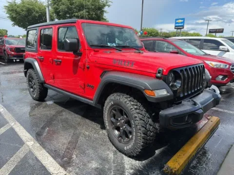Red 2023 Jeep Wrangler Willys for sale in Newnan, GA