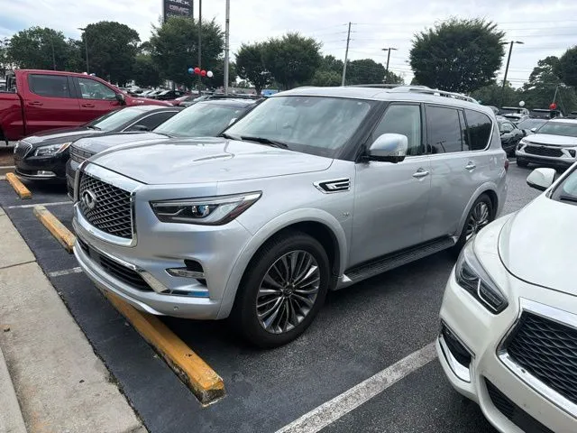 Silver 2019 INFINITI QX80 LUXE for sale in Newnan, GA