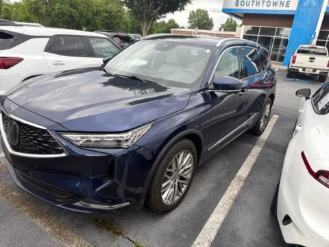 Blue 2022 Acura MDX Advance for sale in Newnan, GA