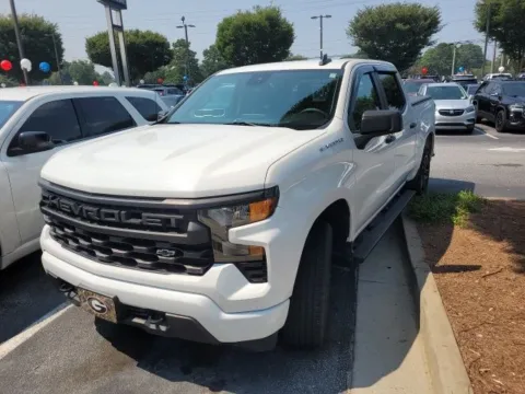 White 2022 Chevrolet Silverado 1500 Custom for sale in Newnan, GA