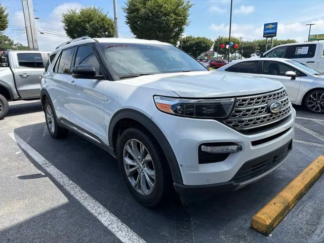 White 2020 Ford Explorer Limited for sale in Newnan, GA