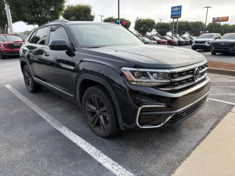 Black 2021 Volkswagen Atlas Cross Sport 3.6L V6 SE w/Technology R-Line for sale in Newnan, GA