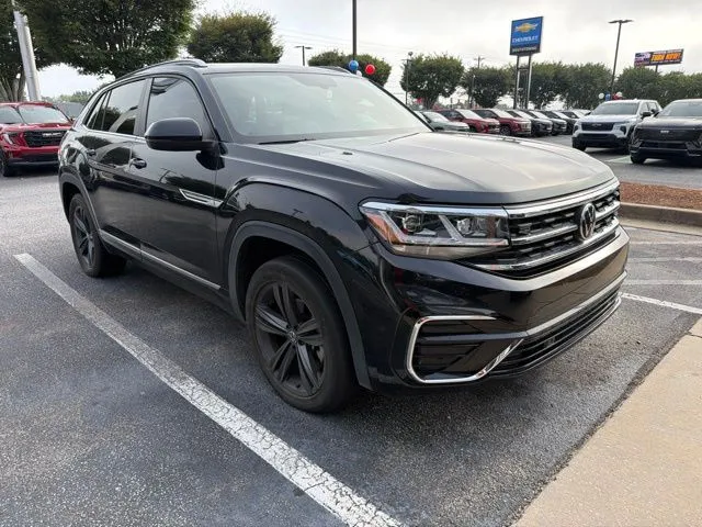 Black 2021 Volkswagen Atlas Cross Sport 3.6L V6 SE w/Technology R-Line for sale in Newnan, GA