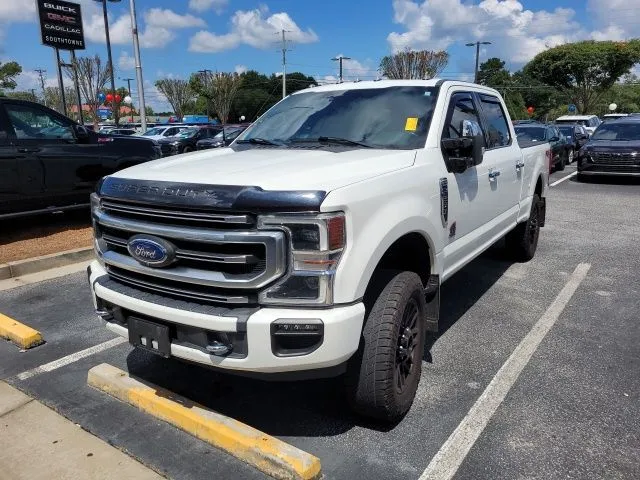White 2021 Ford F-250SD Platinum for sale in Newnan, GA
