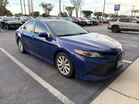 Blue 2018 Toyota Camry LE for sale in Newnan, GA