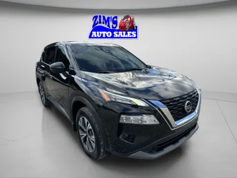Black 2021 Nissan Rogue SV for sale in Logansport, IN