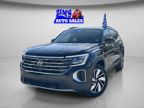 Black 2025 Volkswagen Atlas SE for sale in Logansport, IN
