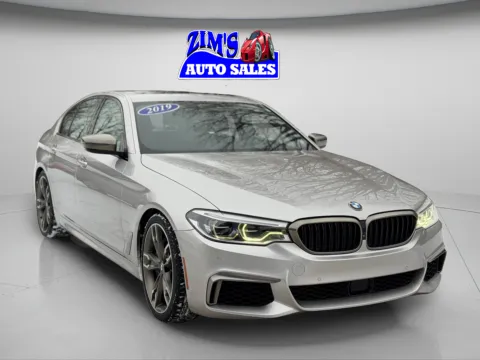 Silver 2019 BMW 5 Series M550i xDrive for sale in Logansport, IN