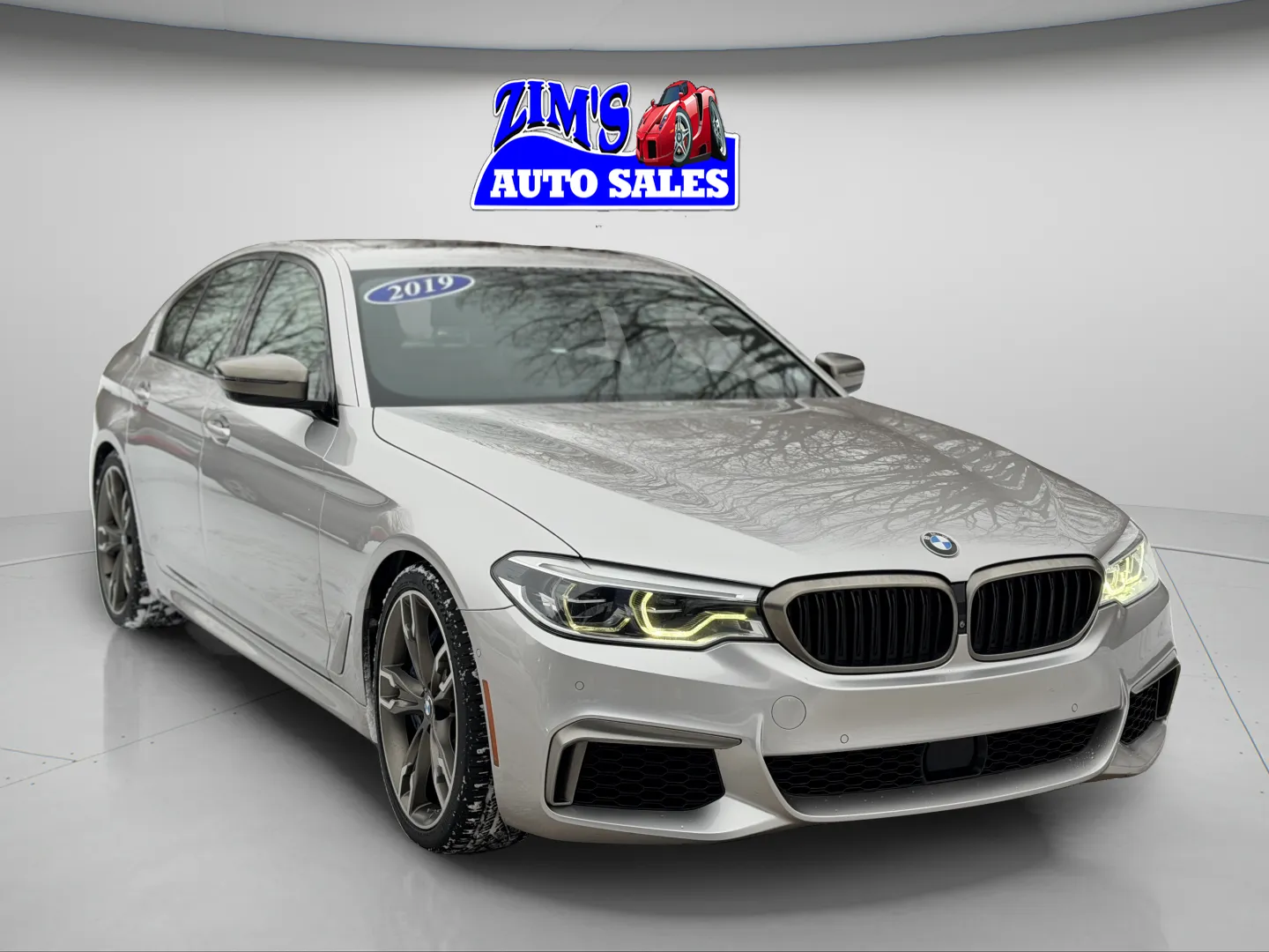 Silver 2019 BMW 5 Series M550i xDrive for sale in Logansport, IN