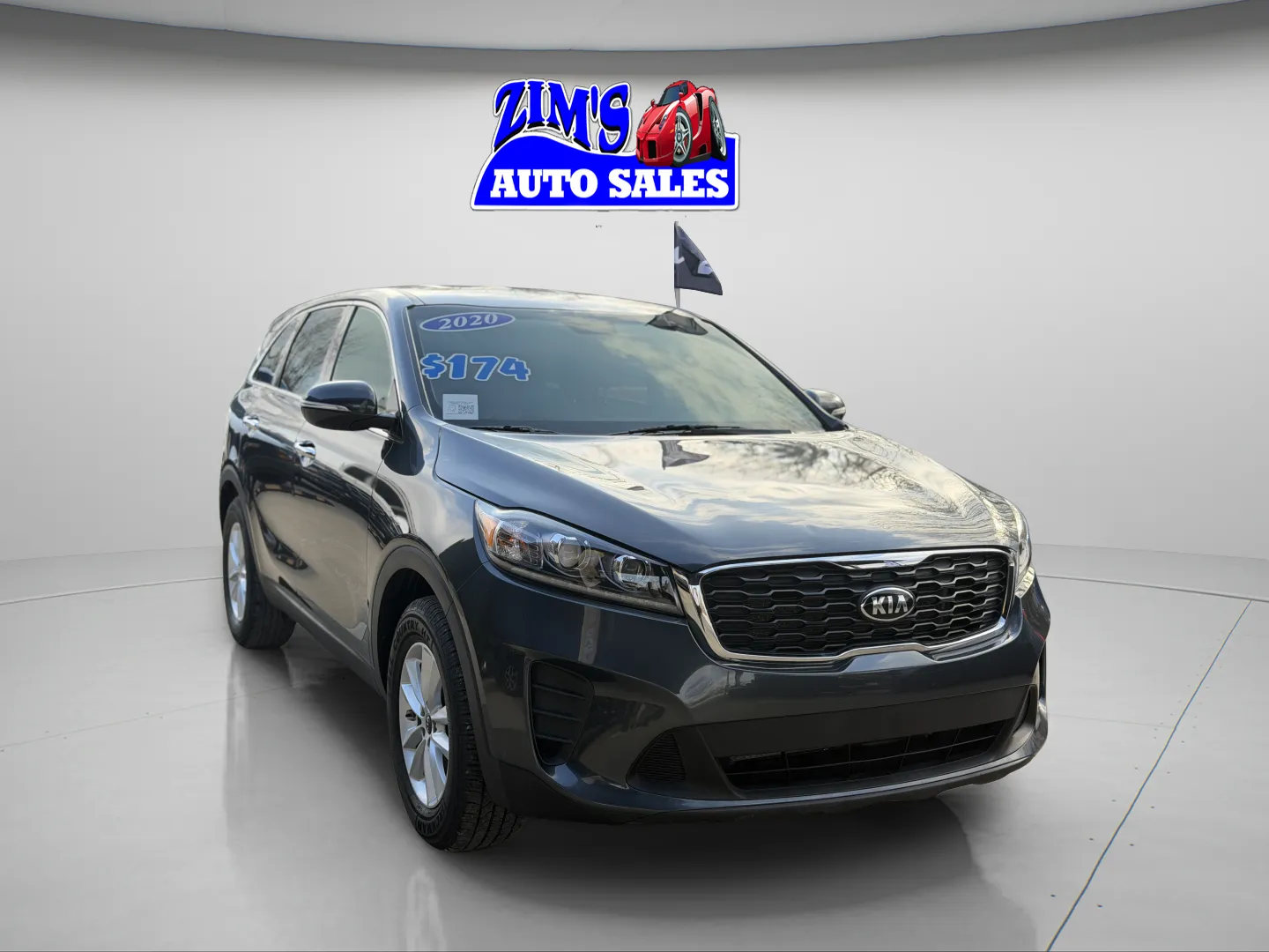 Gray 2020 Kia Sorento LX V6 for sale in Logansport, IN