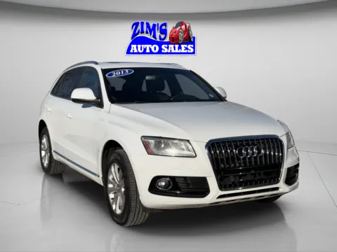 White 2013 Audi Q5 2.0T quattro Premium Plus for sale in Logansport, IN