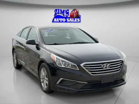 Black 2017 Hyundai SONATA for sale in Logansport, IN