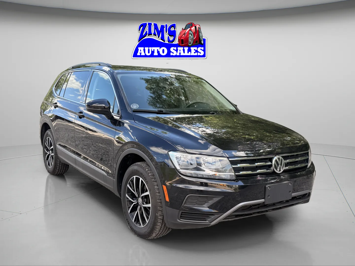 Black 2021 Volkswagen Tiguan SE 4Motion for sale in Logansport, IN