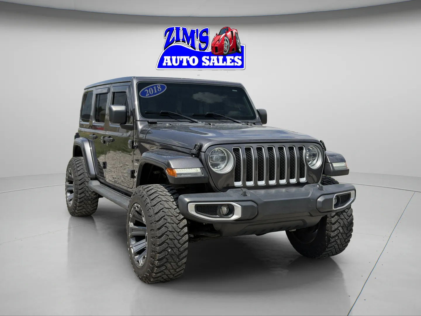Gray 2018 Jeep Wrangler Sahara for sale in Logansport, IN