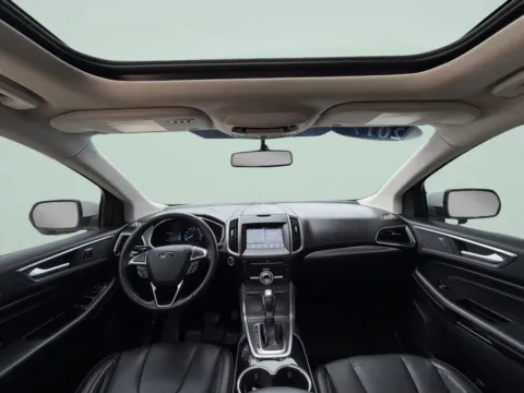 White 2017 Ford Edge Titanium for sale in Logansport, IN