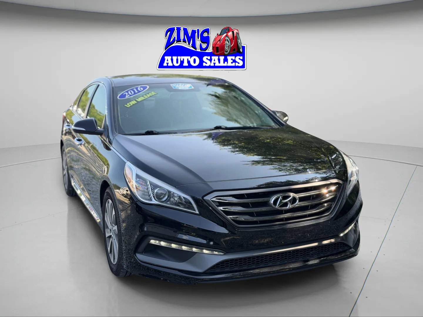 Black 2016 Hyundai SONATA Sport for sale in Logansport, IN