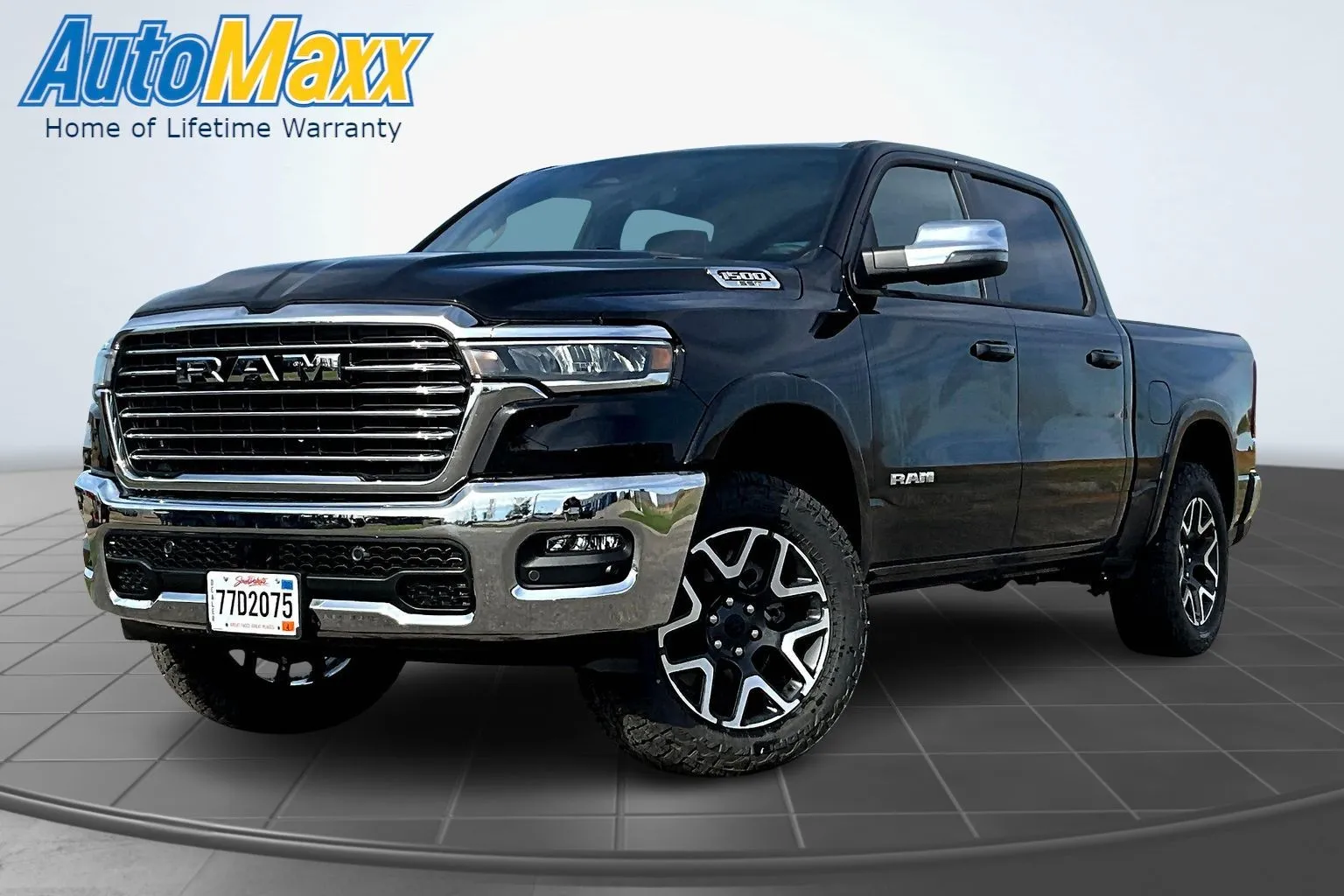 Black 2025 Ram 1500 Laramie for sale in Aberdeen, SD