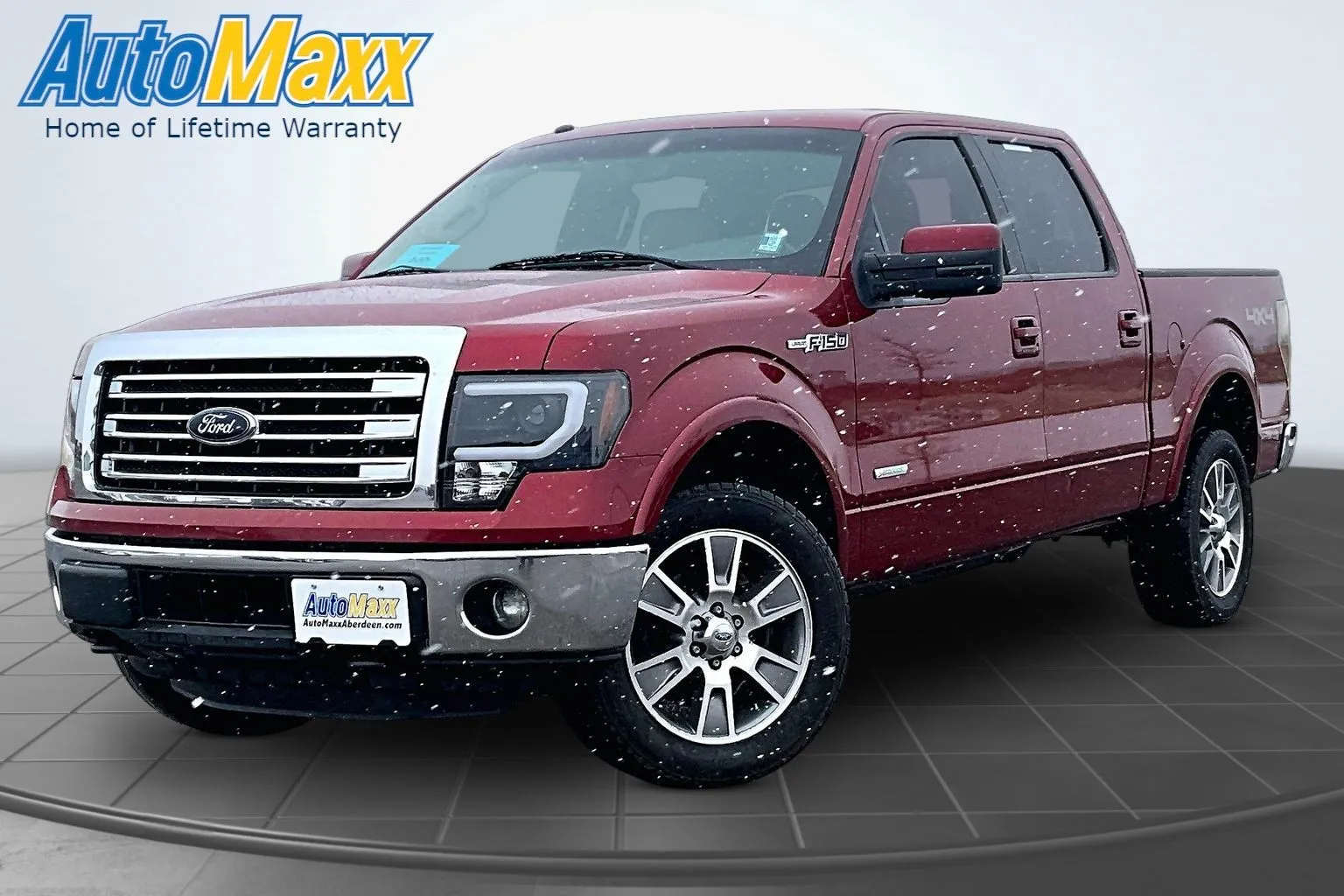 Red 2014 Ford F-150 Lariat for sale in Aberdeen, SD