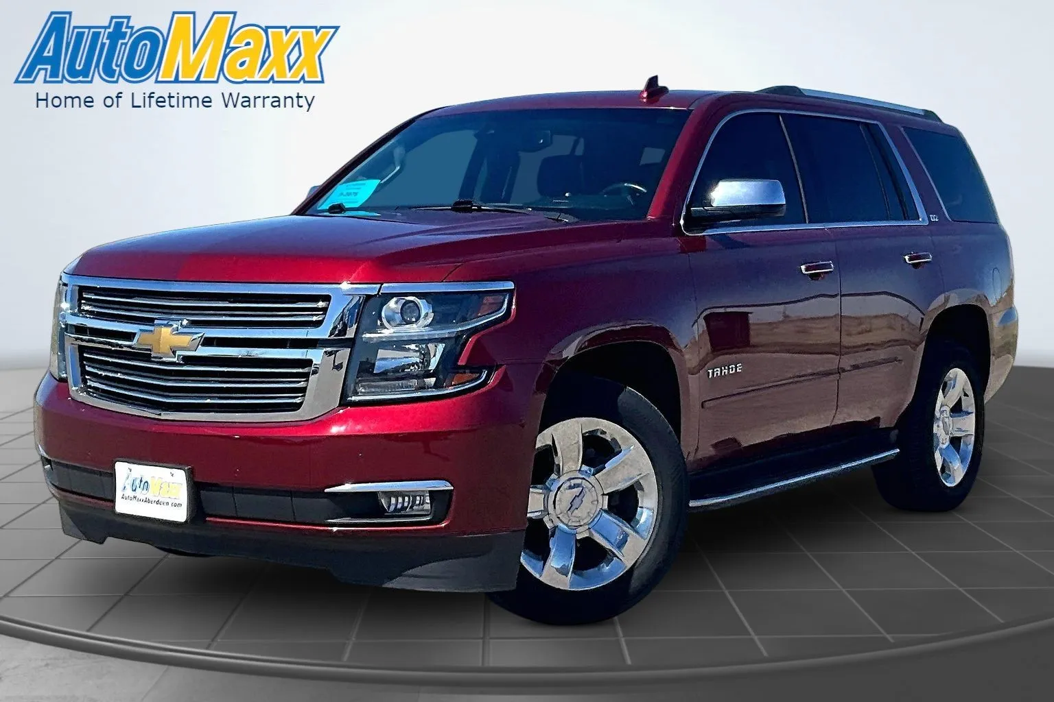 Red 2016 Chevrolet Tahoe LTZ for sale in Aberdeen, SD