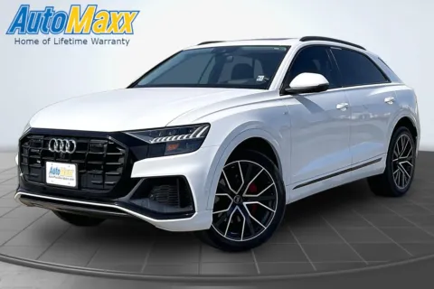 White 2019 Audi Q8 3.0T Prestige for sale in Aberdeen, SD