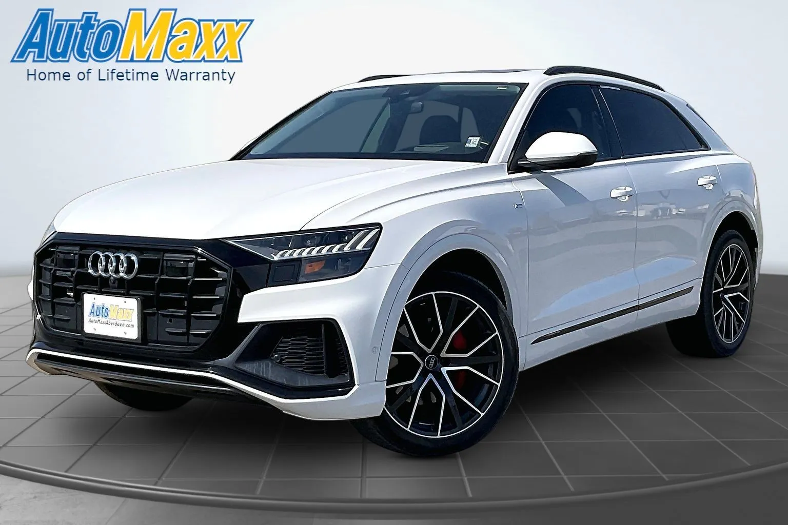 White 2019 Audi Q8 3.0T Prestige for sale in Aberdeen, SD