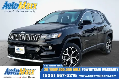 Black 2026 Jeep Compass Limited for sale in Milbank, SD