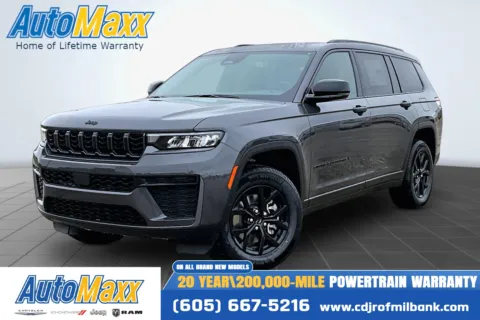 Gray 2026 Jeep Grand Cherokee L Laredo Altitude for sale in Milbank, SD