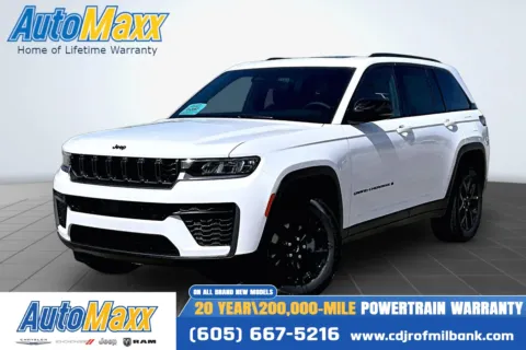 White 2026 Jeep Grand Cherokee Laredo Altitude for sale in Milbank, SD