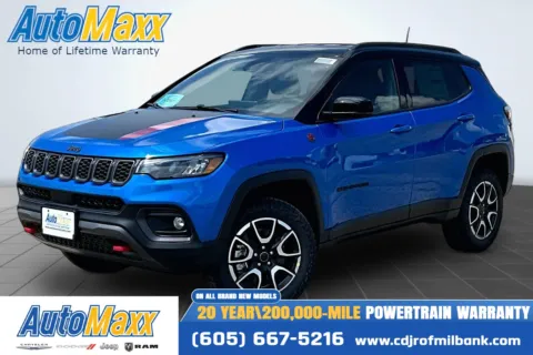 Blue 2026 Jeep Compass Trailhawk for sale in Milbank, SD