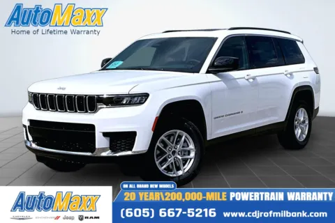 White 2026 Jeep Grand Cherokee L Laredo X for sale in Milbank, SD