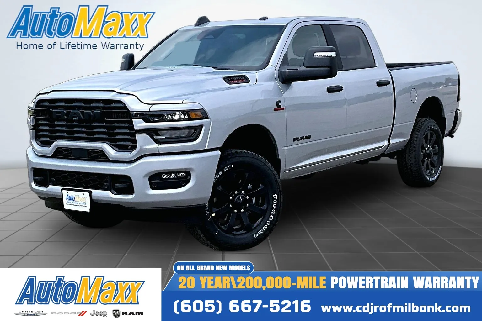 Silver 2026 Ram 2500 Big Horn for sale in Milbank, SD
