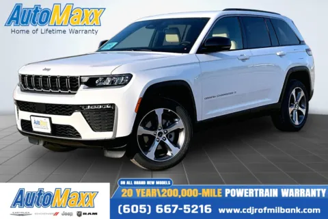 White 2026 Jeep Grand Cherokee Limited for sale in Milbank, SD