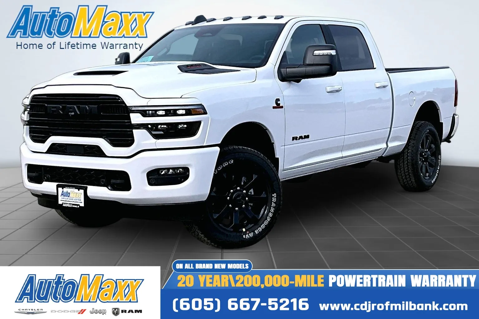 White 2027 Ram 3500 Laramie for sale in Milbank, SD