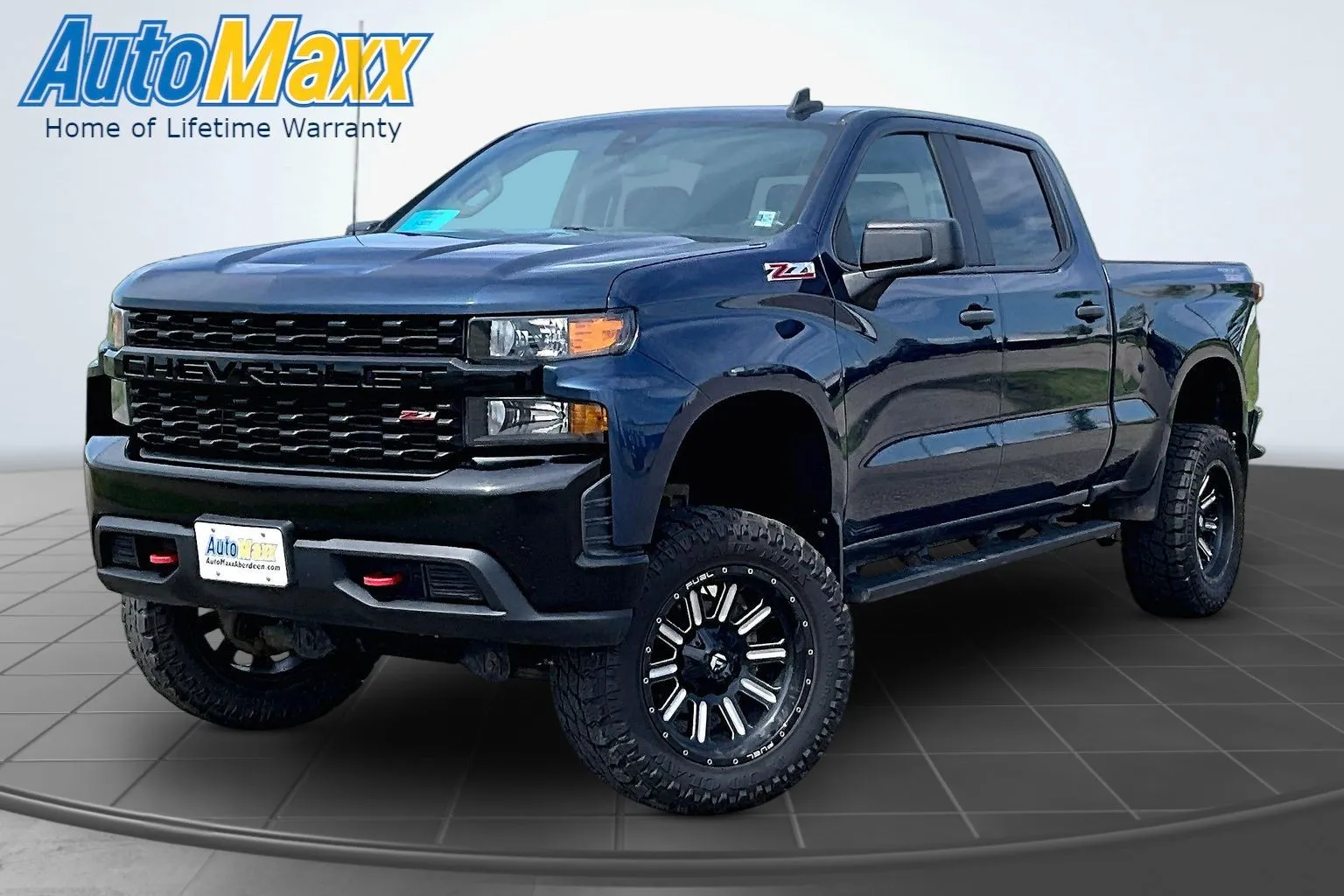 Blue 2021 Chevrolet Silverado 1500 Custom Trail Boss for sale in Lemmon, SD