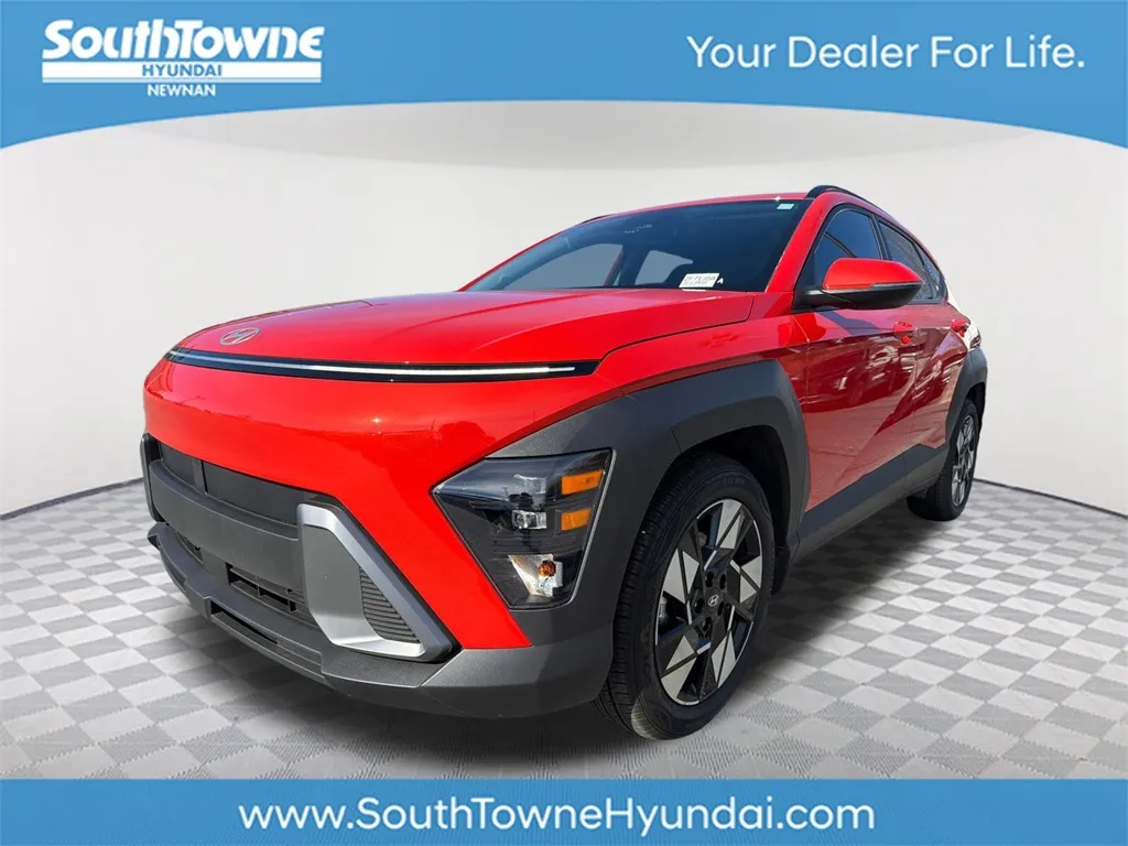 Orange 2025 Hyundai Kona SEL for sale in Newnan, GA