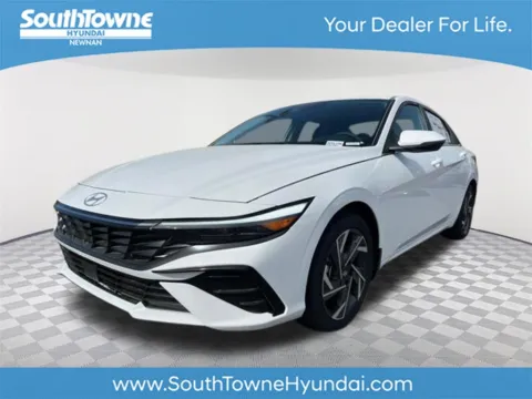 White 2025 Hyundai Elantra Limited for sale in Newnan, GA