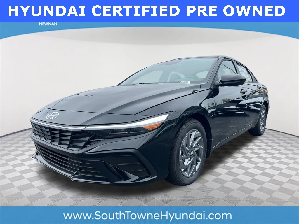Black 2025 Hyundai Elantra Hybrid Blue for sale in Newnan, GA