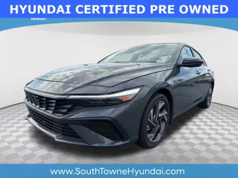 Gray 2025 Hyundai Elantra Hybrid SEL Sport for sale in Newnan, GA