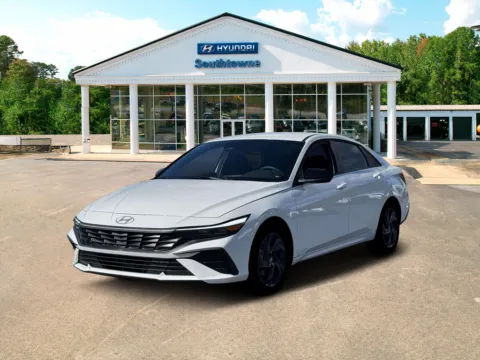 White 2026 Hyundai Elantra Hybrid SEL Sport for sale in Newnan, GA